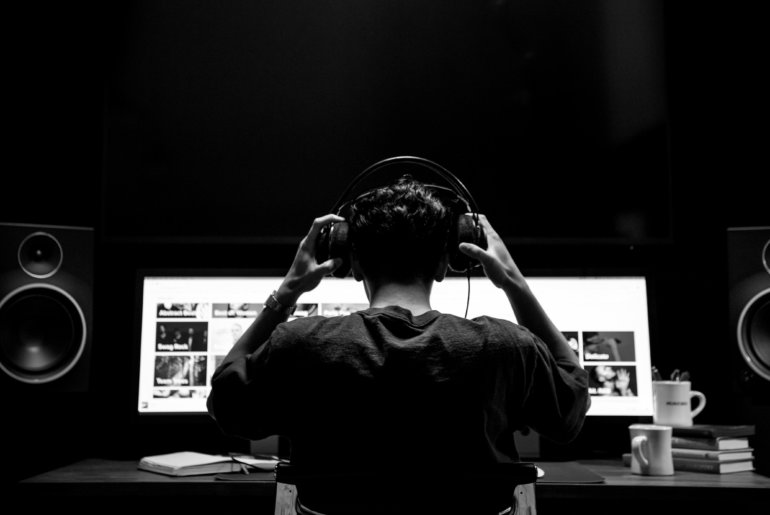 Editor at an edit bay